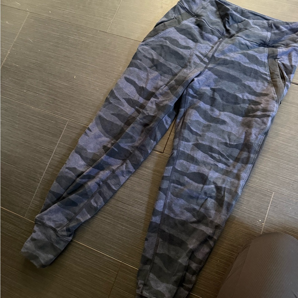 lululemon athletica Blue Camo Track Pants